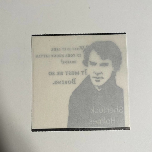 Sherlock holmes sticker - Picture 2 of 3